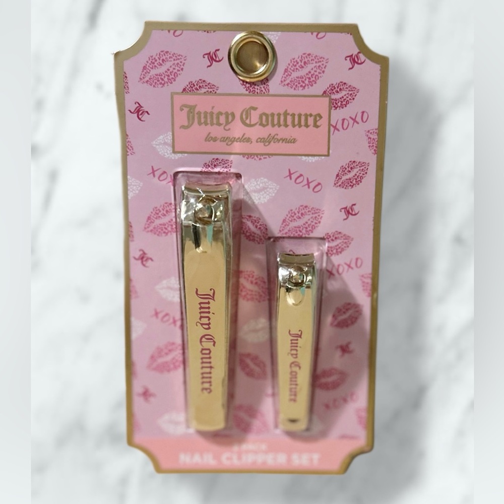 Juicy Couture Gold Beauty Nail Clipper Set of 2 NWT